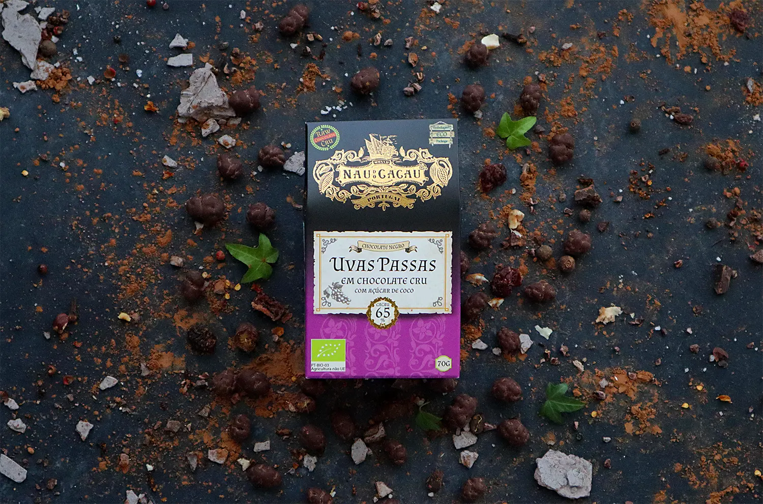 Raw Chocolate Covered Raisins