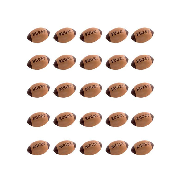 Ballons de rugby au chocolat, confiserie à l'image du rugby