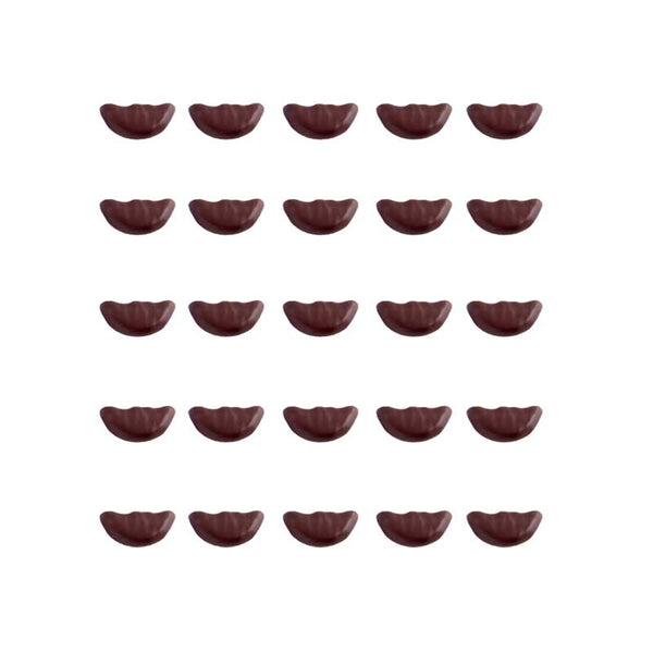 Rouelle au chocolat, tranche d'orange confite enrobée de chocolat