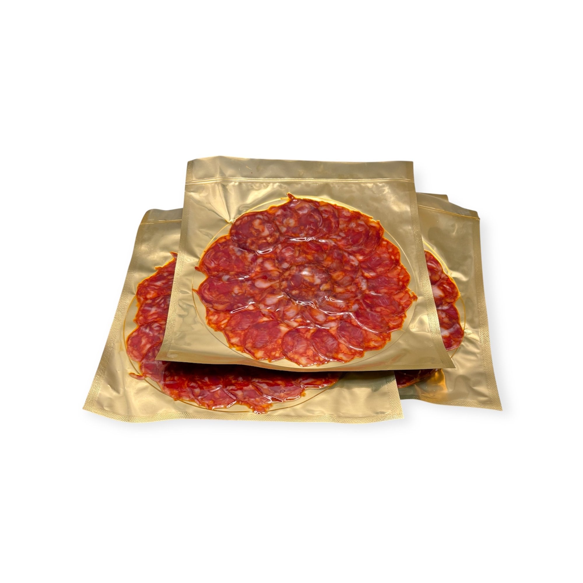 Caja de 10 Platos de 100 grs. de Chorizo Cular Ibérico ( 1 kg )