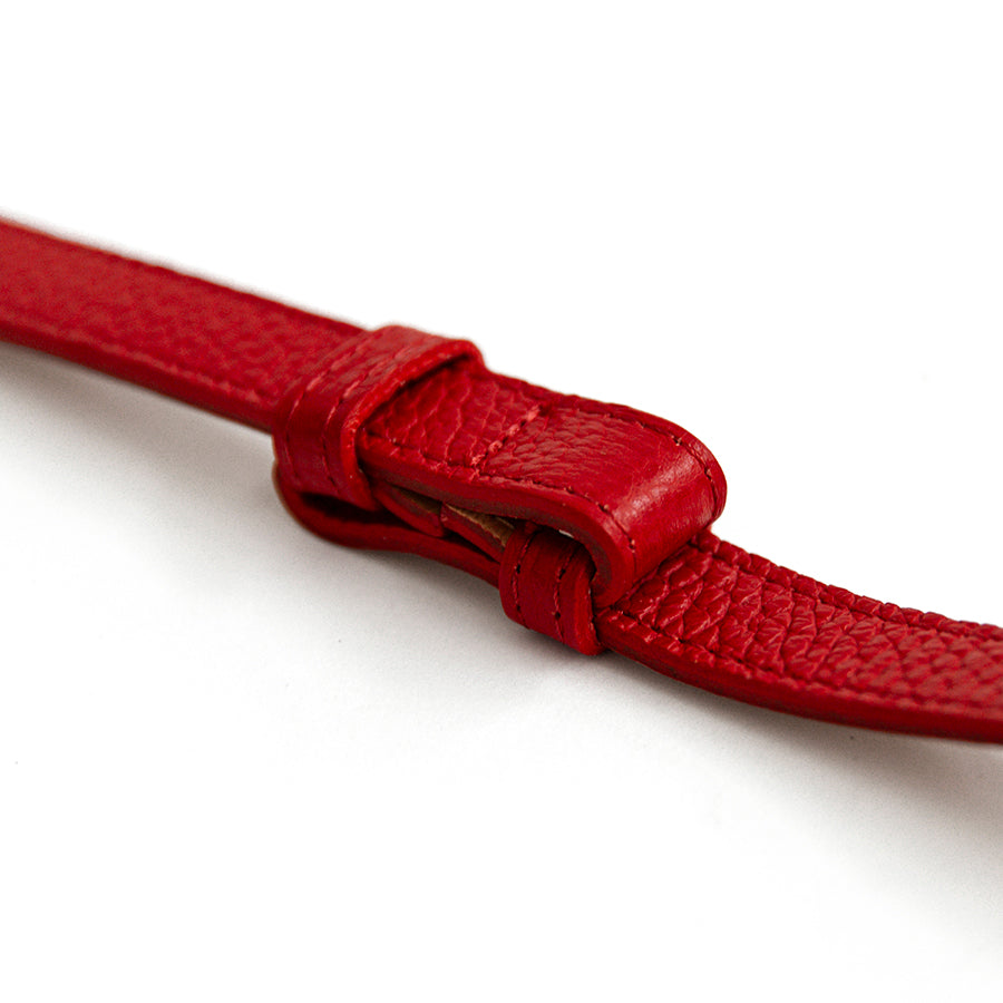Red Leather Belt