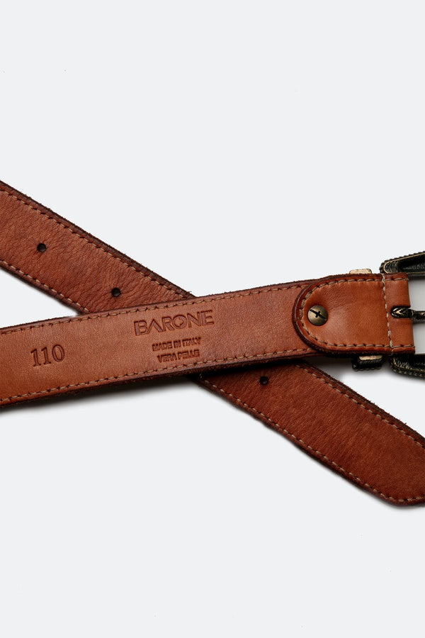 Cintura Dallas 100% vera pelle Made in Italy - Barone Firenze