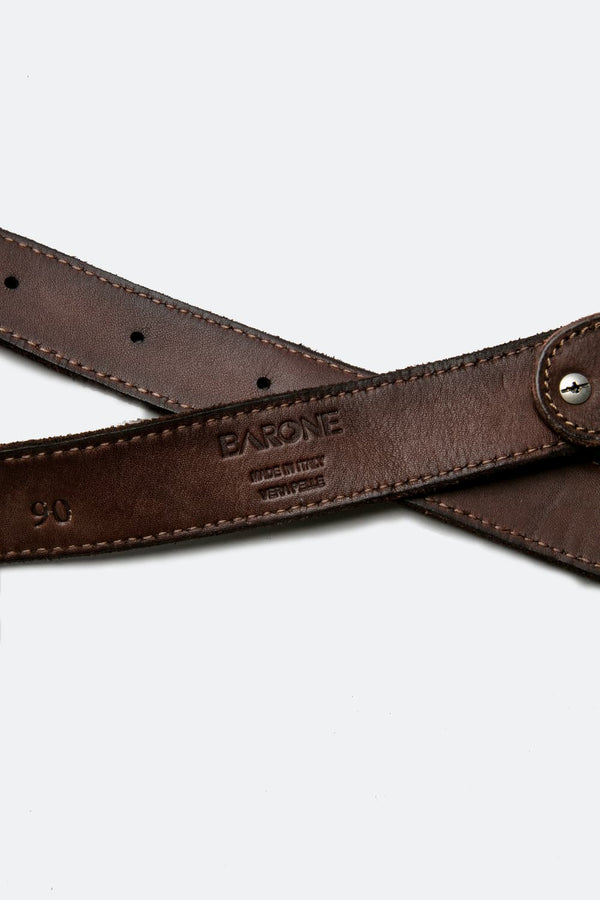 Cintura Dallas 100% vera pelle Made in Italy - Barone Firenze