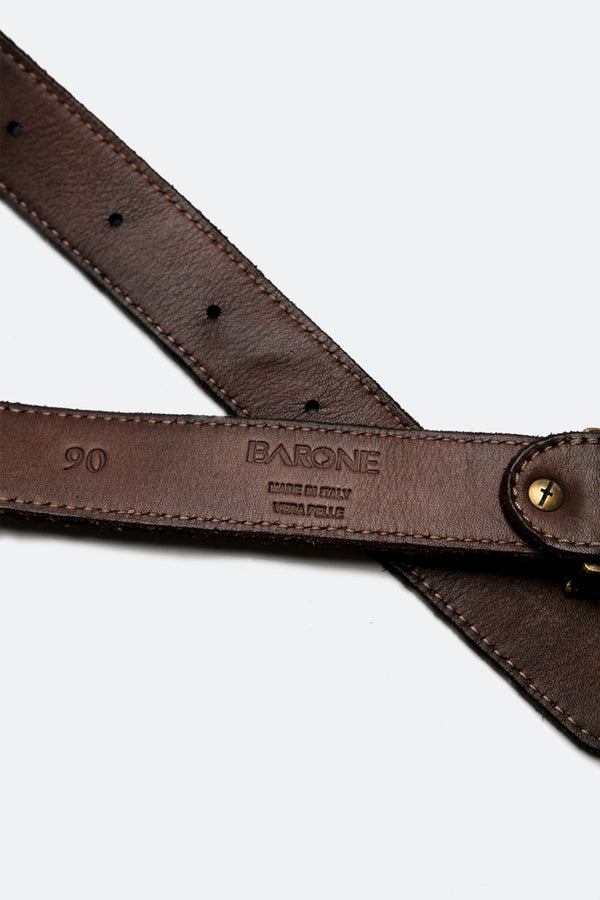 Cintura Dallas 100% vera pelle Made in Italy - Barone Firenze