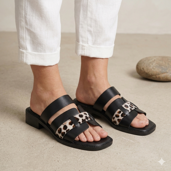 Claudia Black and Pony Sandal
