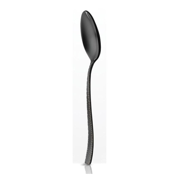 4 Coffee Spoons - Black Hammered MT15300