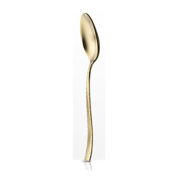 4 Cucchiai Caffè - Martellata Oro MT15100