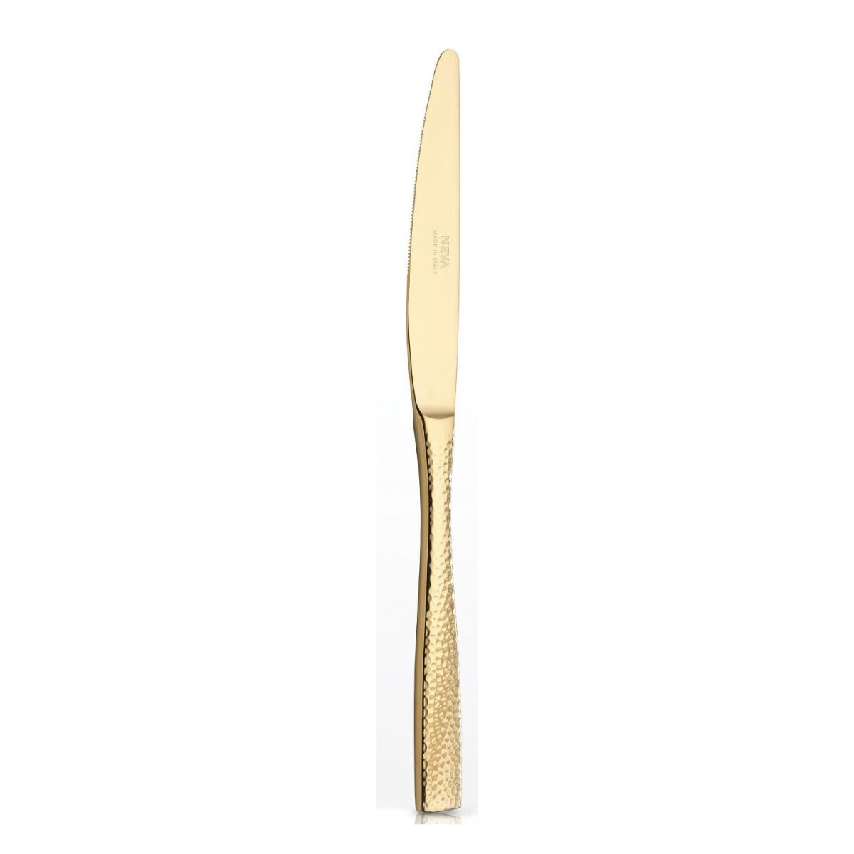 4 Coltelli Tavola - Martellata Oro MT15100