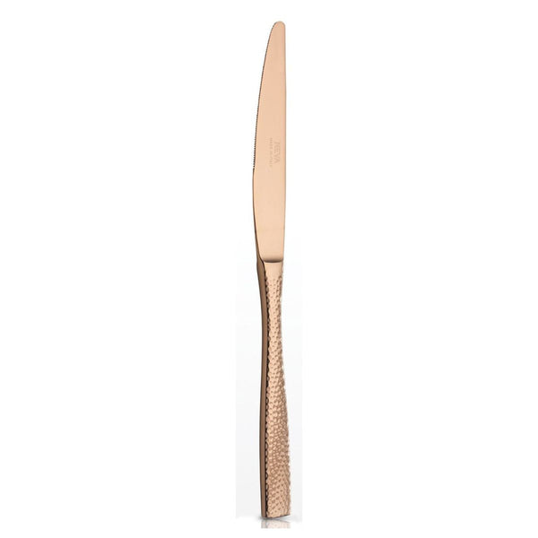 4 Table Knives - Hammered Copper MT15200