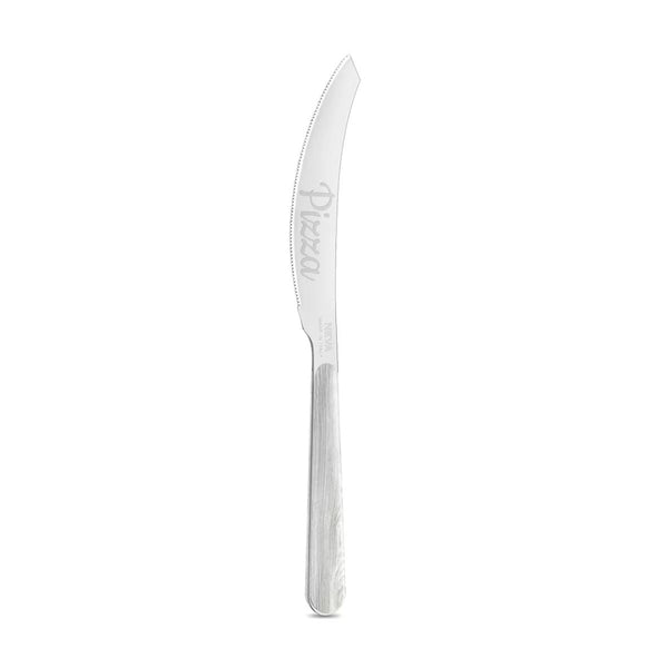 6 Pizza Knife - Bleached Pine BD15002