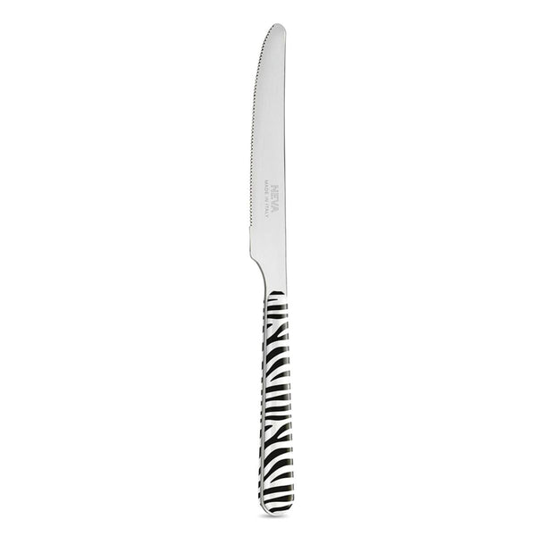 4 Table Knives - Zebra Animal Print BD14001