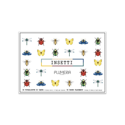 Paper Placemats Insects II