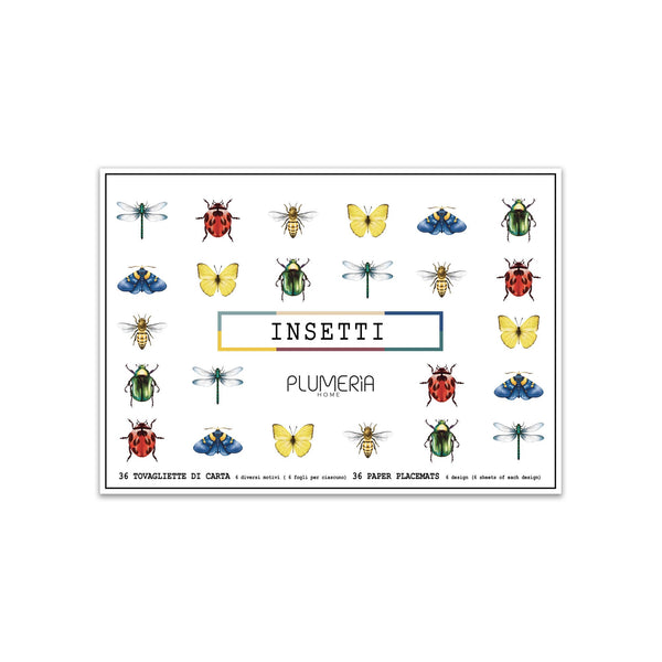 Paper Placemats Insects II