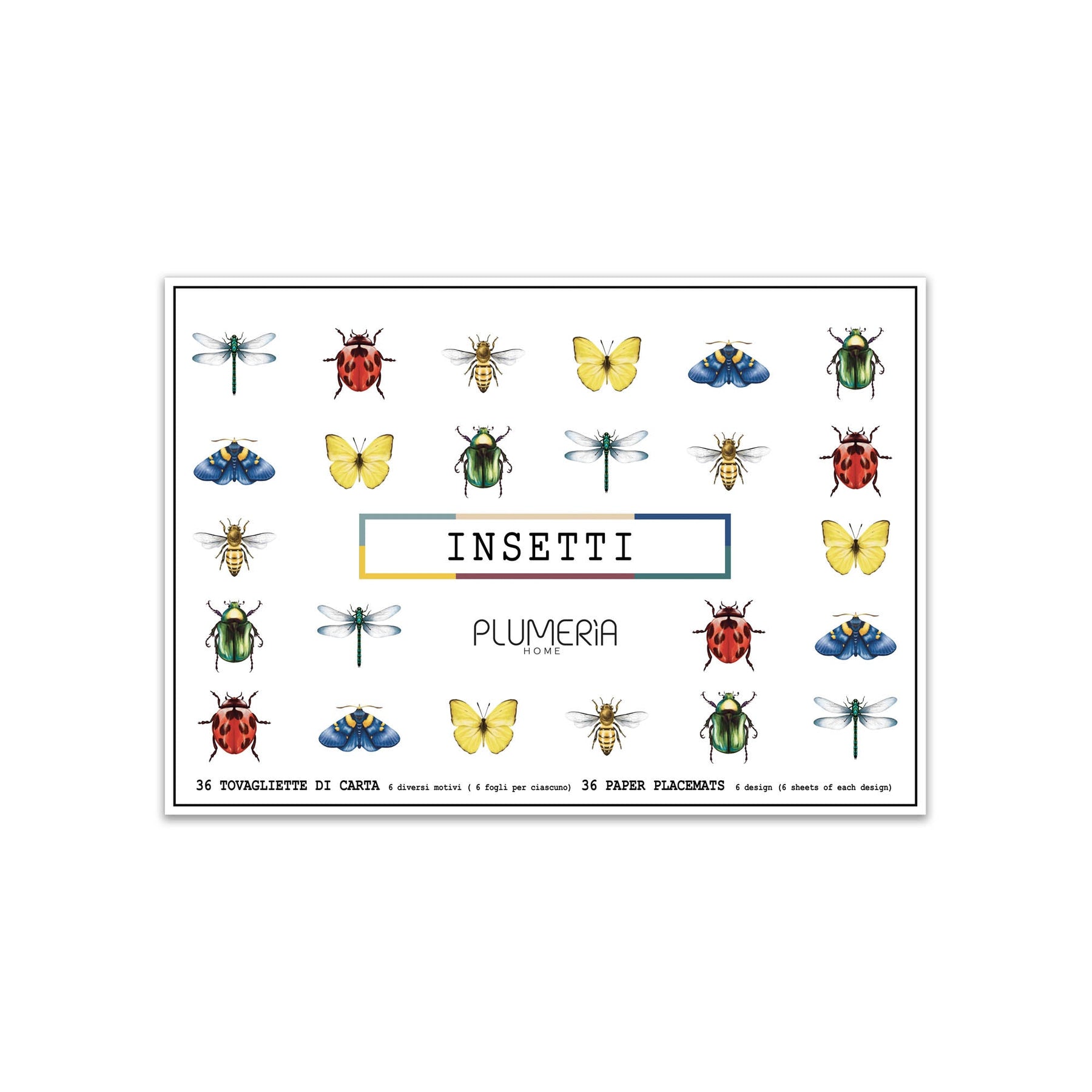 Paper Placemats Insects II