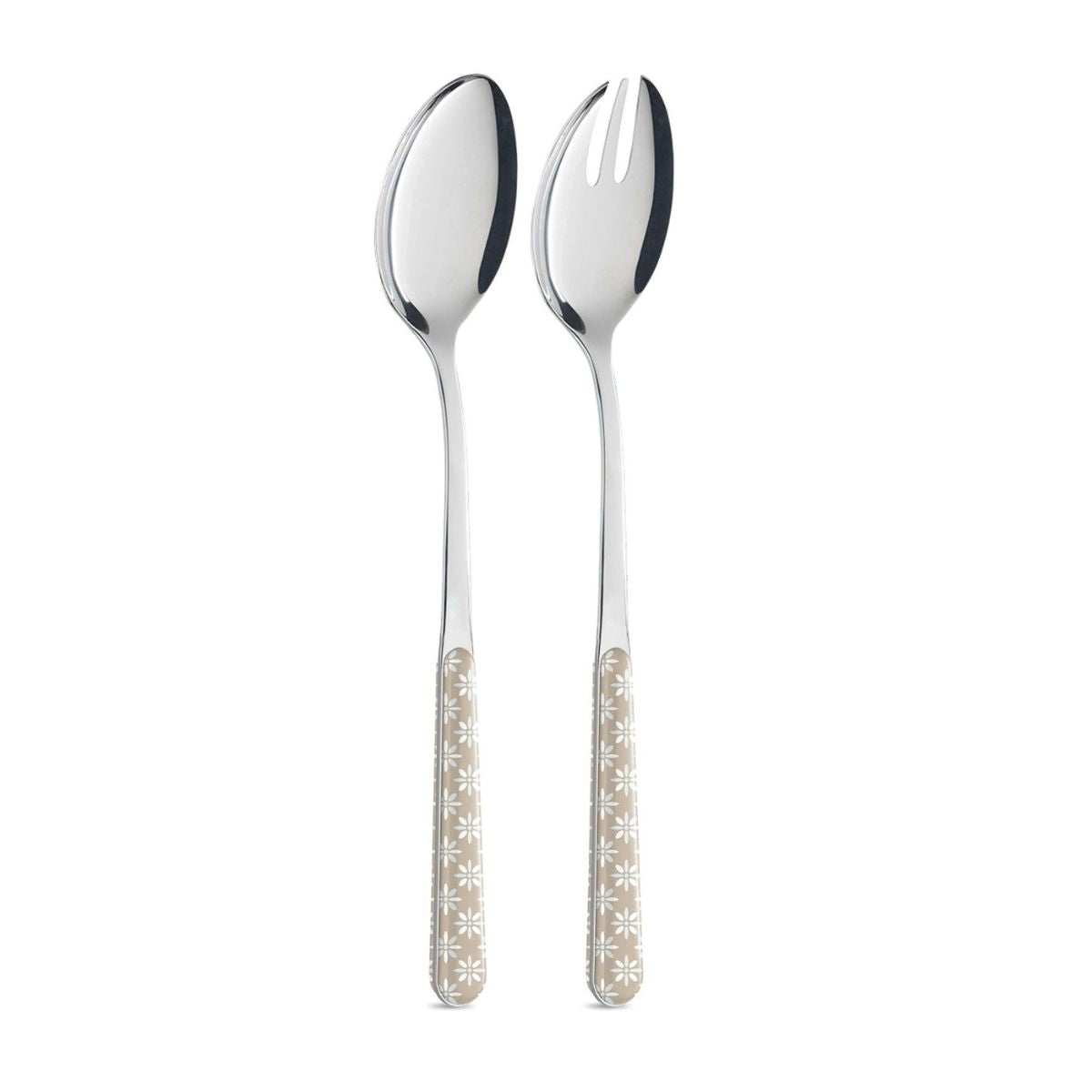 Salad Set - Dove Gray Daisies BD14043T