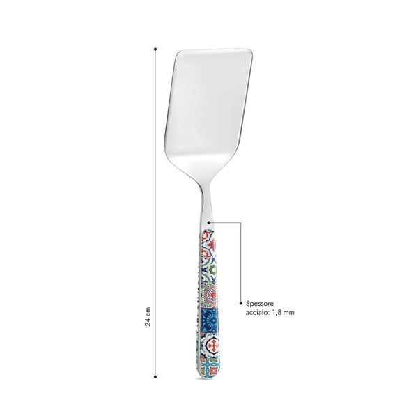 Lasagna Spatula - Polychrome Majolica BD14286