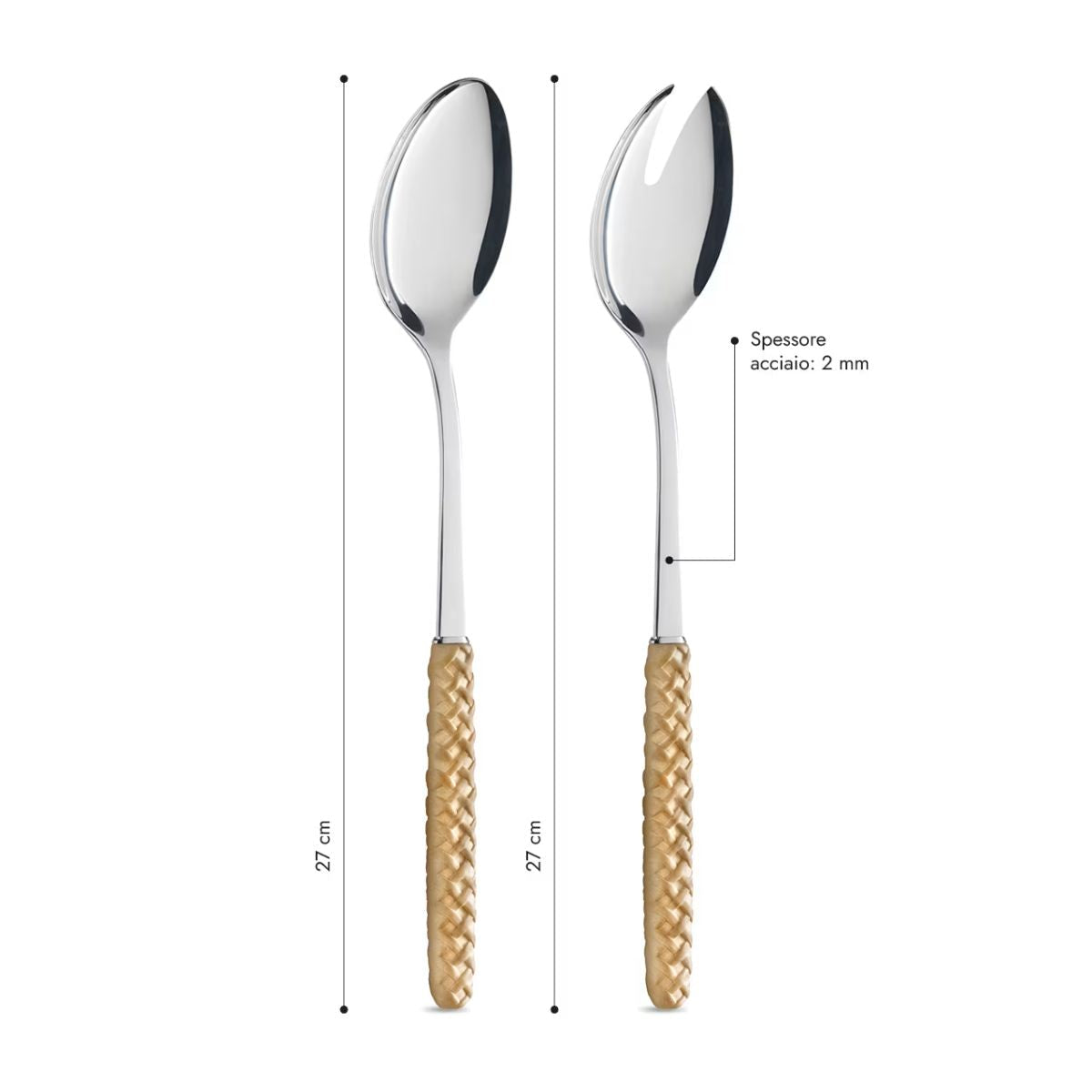 Salad Set - Beige Weave LD14201C