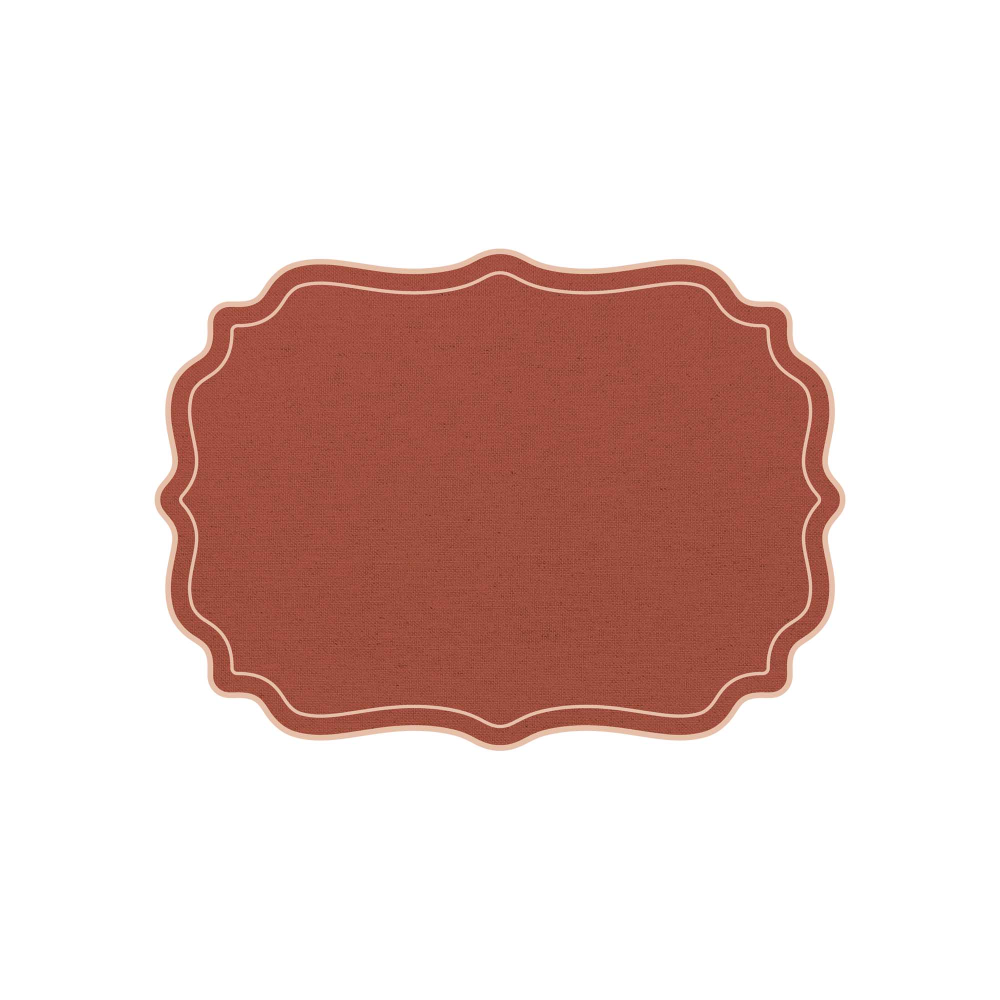 Tovaglietta con bordo in pizzo