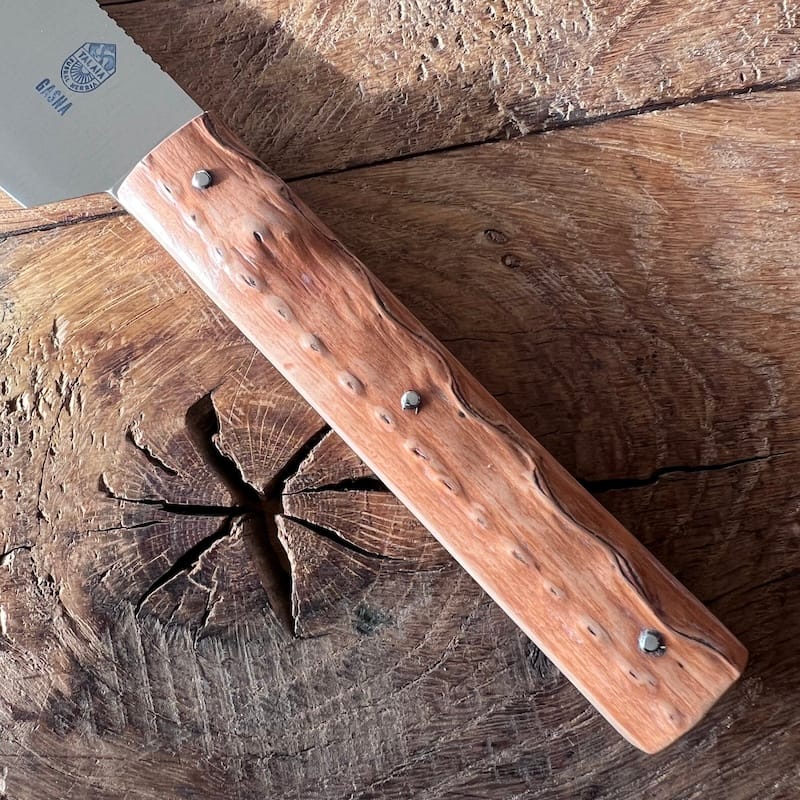 couteau basque a fromage gasna bois néflier 2