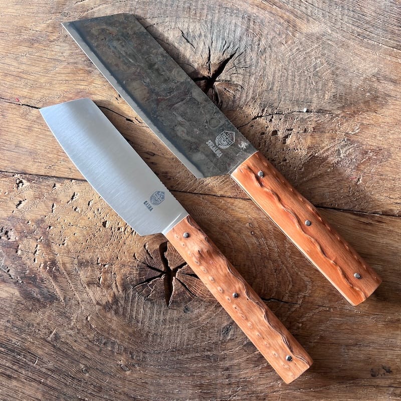 couteau basque de cuisine bois néflier 