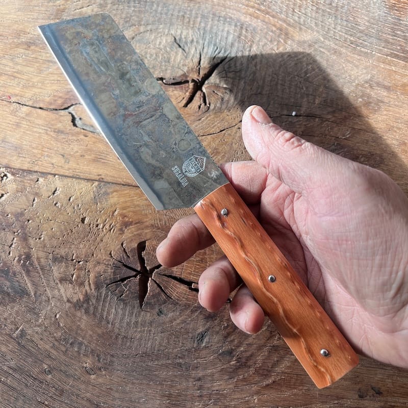 couteau basque de cuisine sukaldia bois néflier 4