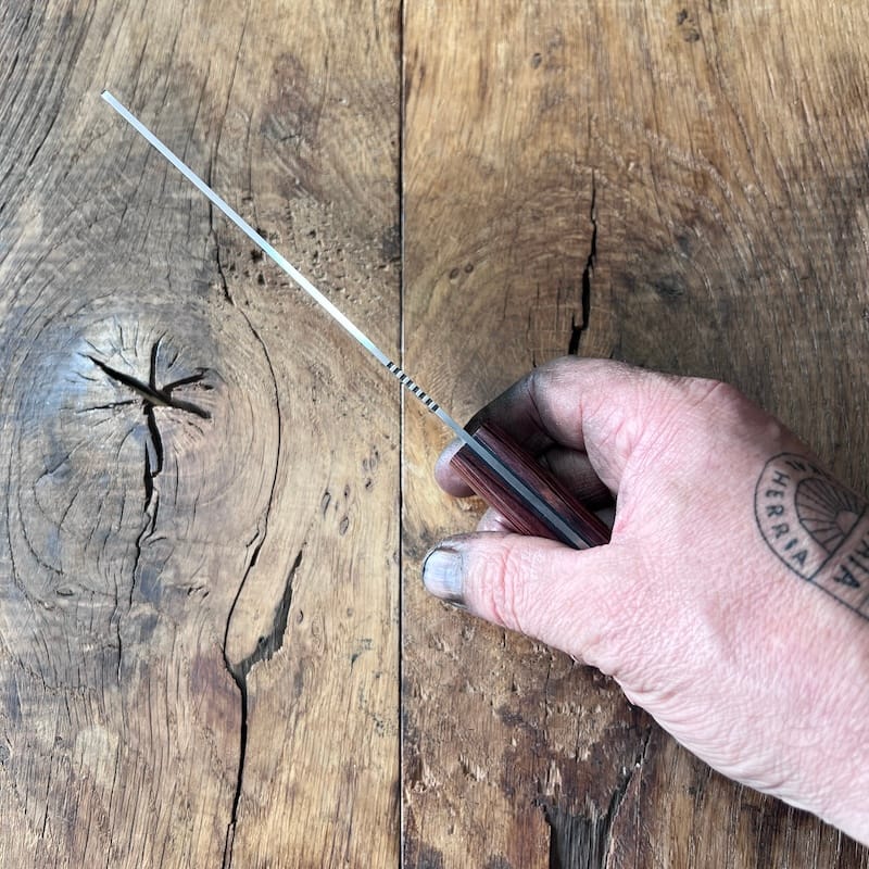 sukaldia couteau basque de cuisine violette