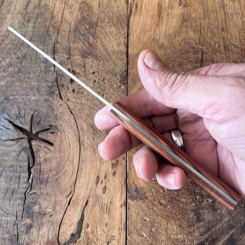 couteau basque de table mahaia bois de violette lame inox coutellerie basque talaia anglet pays basque 5