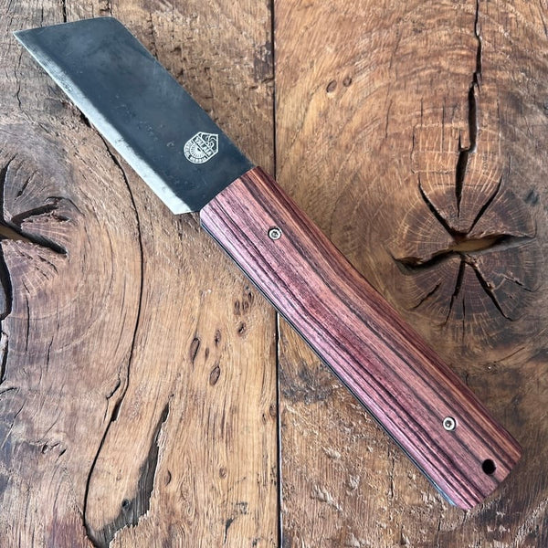 couteau basque handia bois de violette lame carbone coutellerie basque talaia anglet pays basque 1