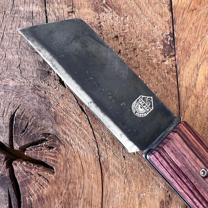 couteau basque handia bois de violette lame carbone coutellerie basque talaia anglet pays basque 3