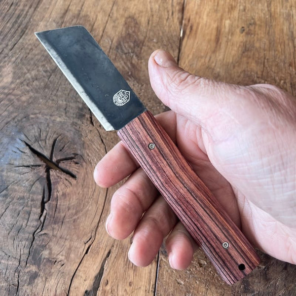 couteau basque handia bois de violette lame carbone coutellerie basque talaia anglet pays basque 4