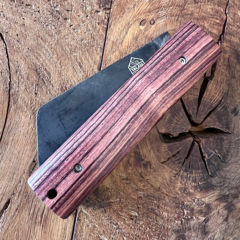 couteau basque handia bois de violette lame carbone coutellerie basque talaia anglet pays basque 7