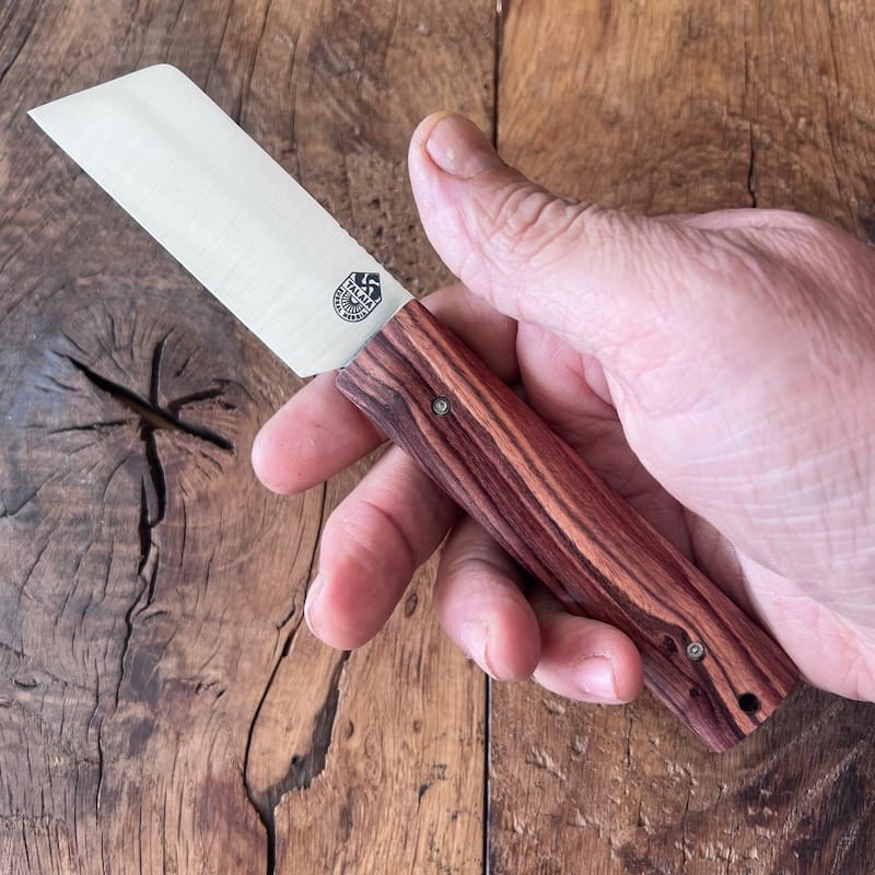 couteau basque handia bois de violette lame inox coutellerie basque talaia anglet pays basque 4
