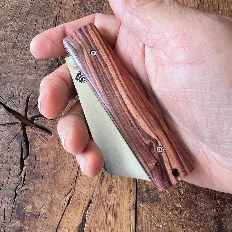 couteau basque handia bois de violette lame inox coutellerie basque talaia anglet pays basque 9