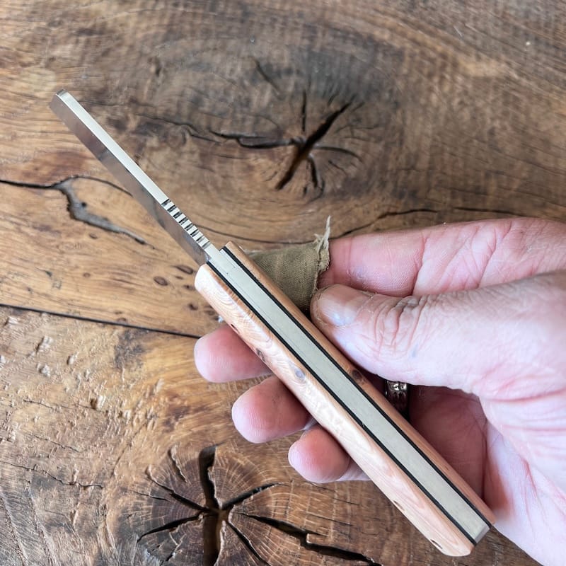 couteau basque handia coutellerie basque talaia bois genevrier