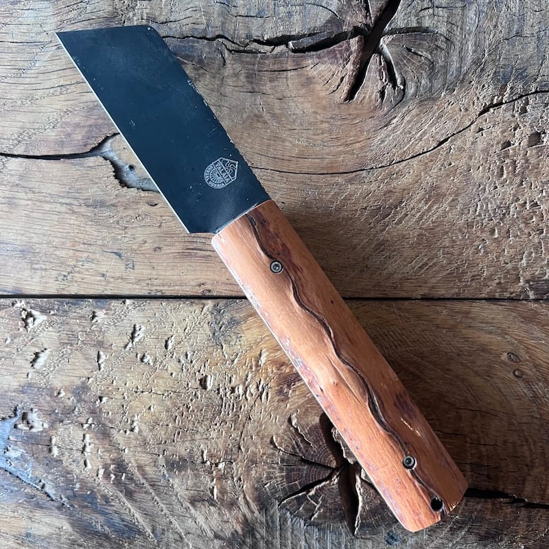 couteau basque pliant handia carbone bois néflier 1