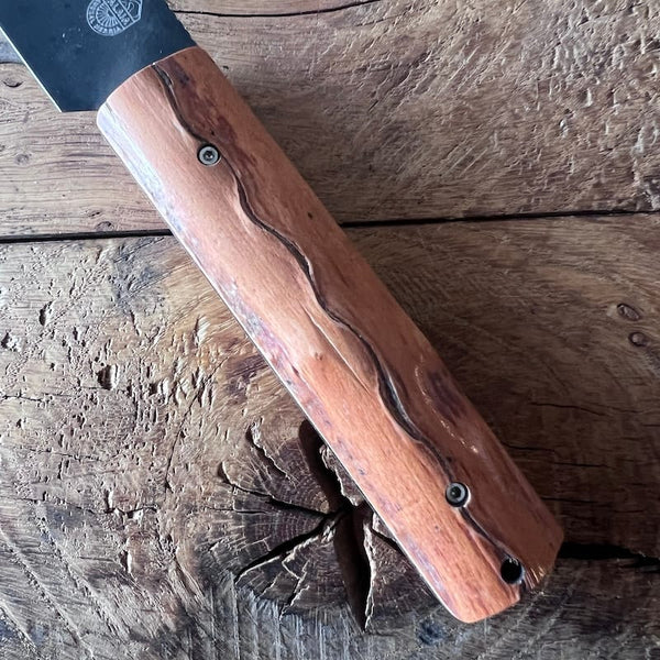 couteau basque pliant handia carbone bois néflier 2