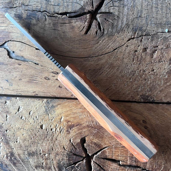 couteau basque pliant handia carbone bois néflier 3