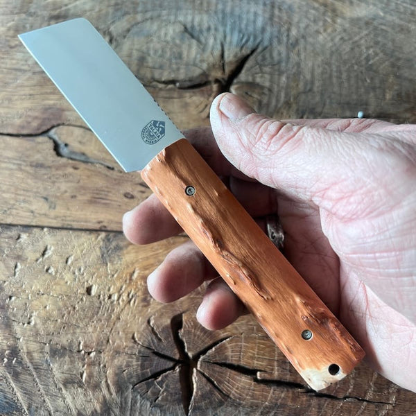 couteau basque pliant handia inox bois néflier 4