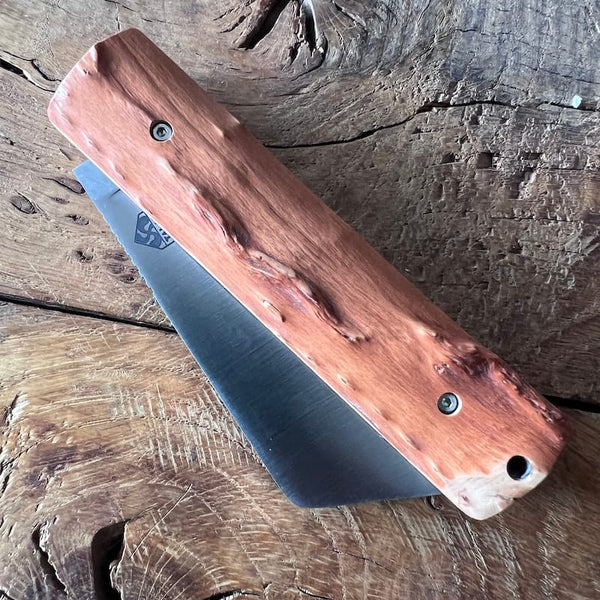 couteau basque pliant handia inox bois néflier 8