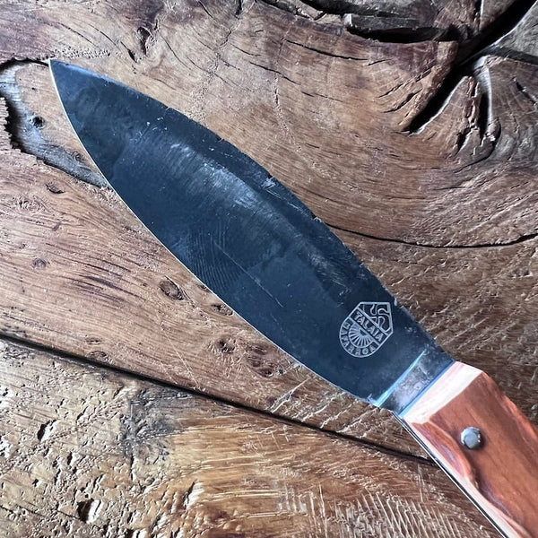 couteau basque pliant nafarroa carbone bois néflier 3