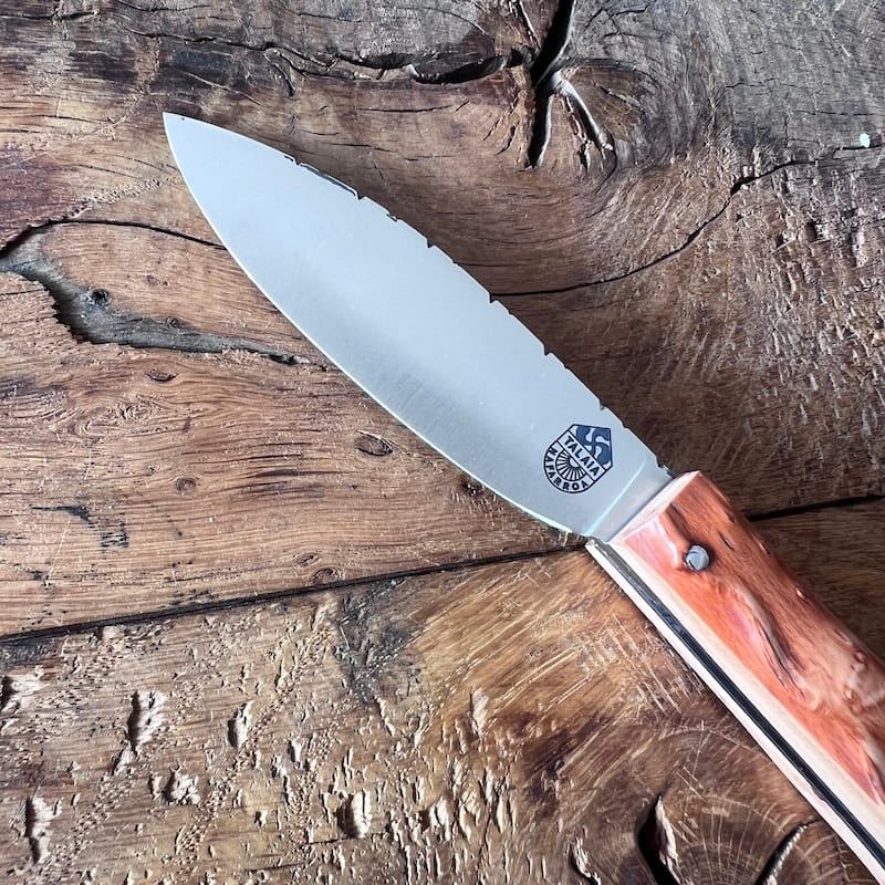 couteau basque pliant nafarroa inox bois néflier 3