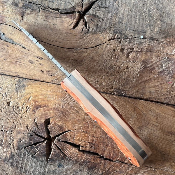 couteau basque pliant nafarroa inox bois néflier 5