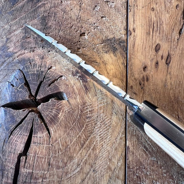 couteau basque talaia couteau du berger nafarroa ivoire ebene carbone 7