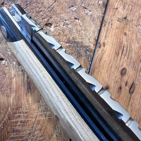 couteau basque talaia couteau du berger nafarroa ivoire ebene carbone 8