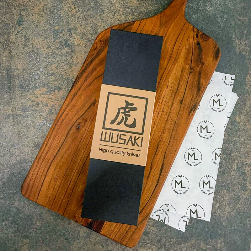 9cm Office Knife Damas Olive VG10 - Wusaki