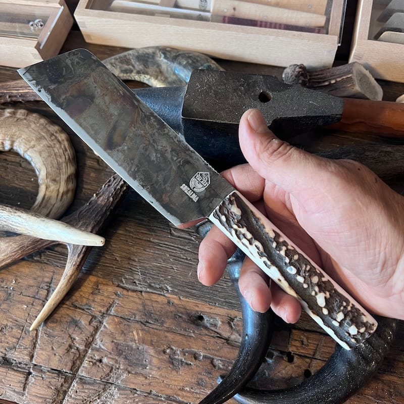 sukaldia couteau de cuisine bois de cerf