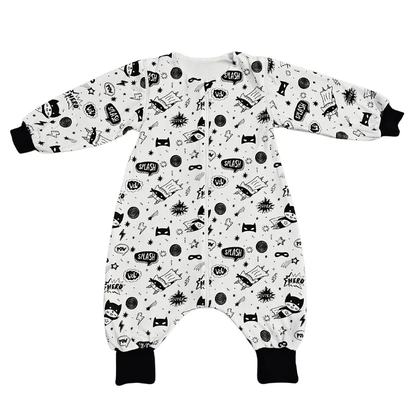 Tanja two-layer sleeping bag with legs and sleeves - Super hero