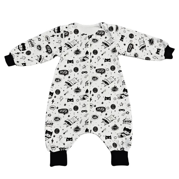 Tanja two-layer sleeping bag with legs and sleeves - Super hero