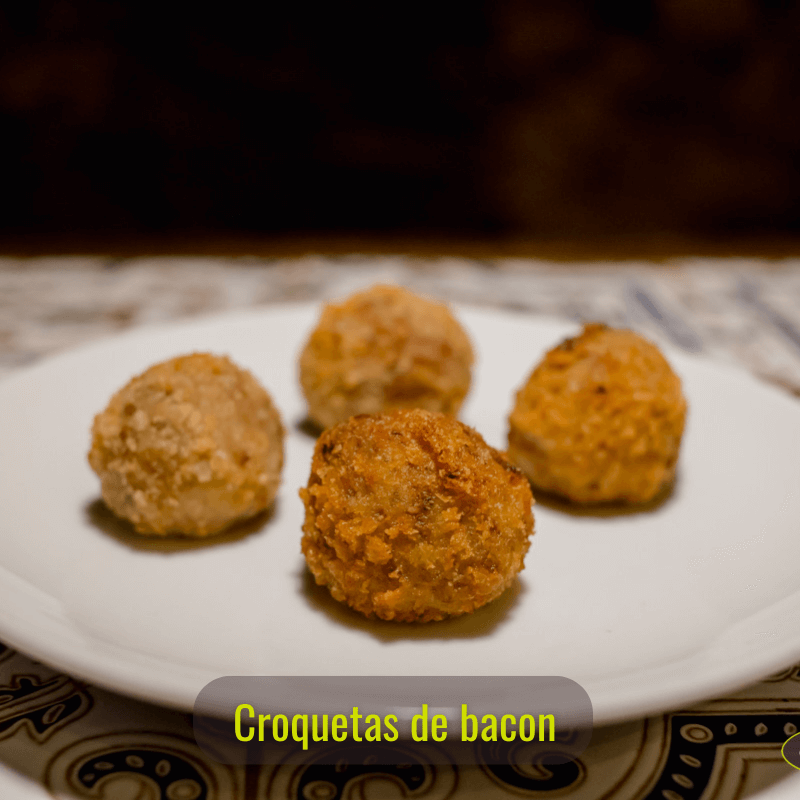 1 kg de Croquetas de bacon ibérico, 30 unidades aprox.