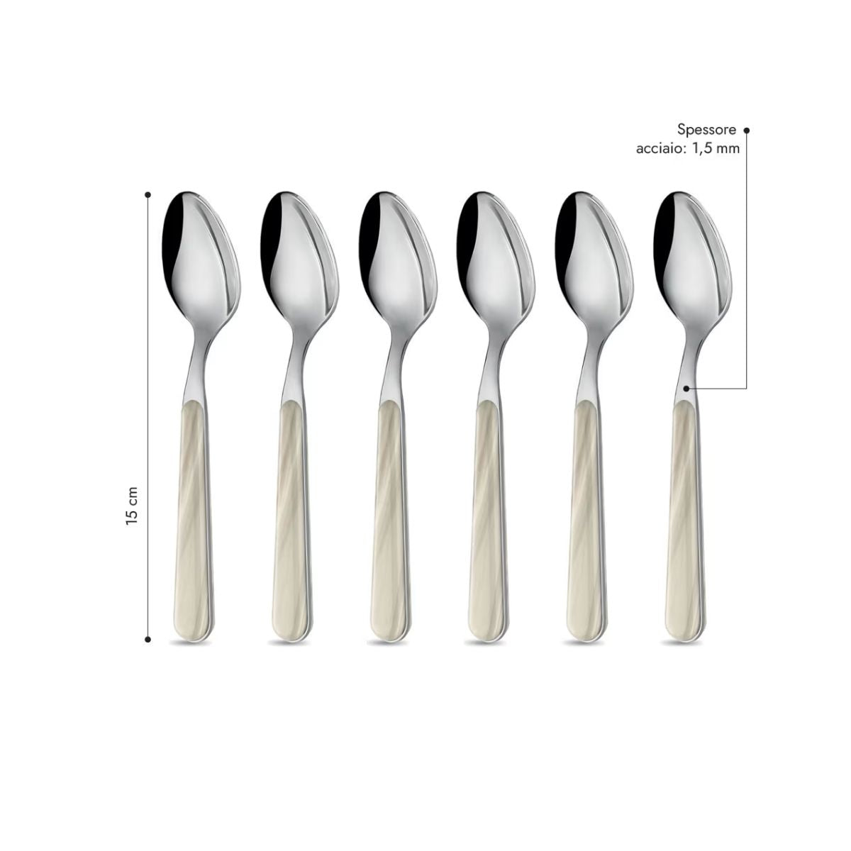 6 Coffee Spoons - Ivory Fir BD15500AV